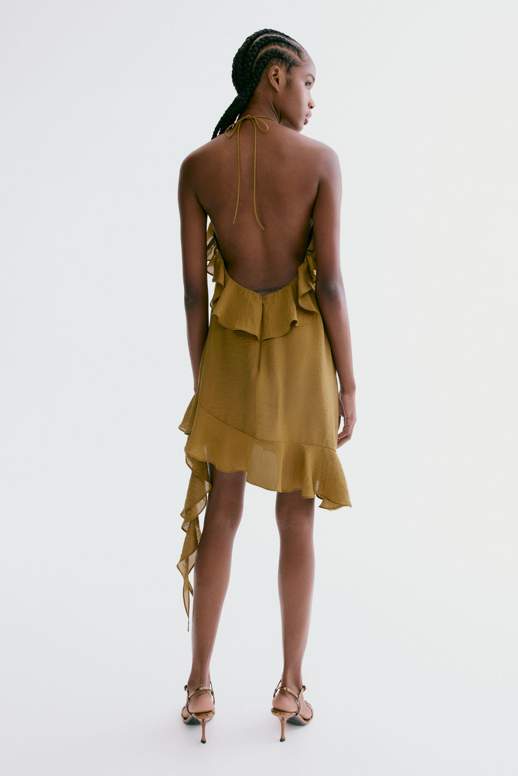 Vestido halter con volantes - H&m фото 6