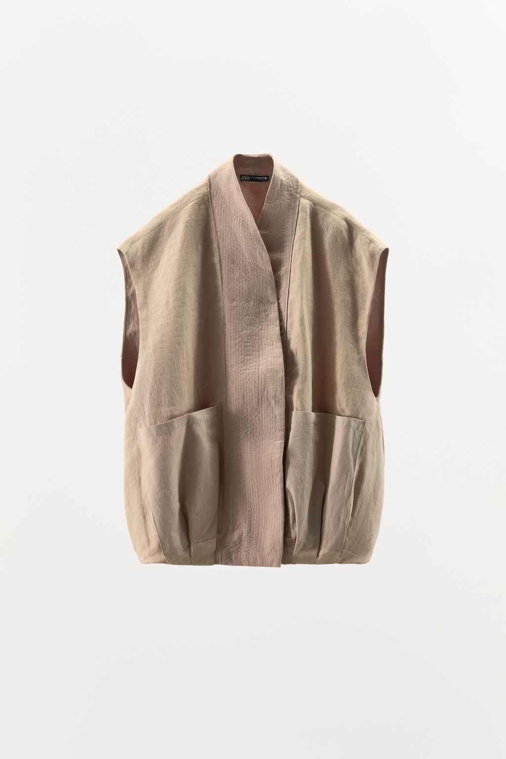 LIMITED EDITION 100% LINEN CONTRAST WAISTCOAT