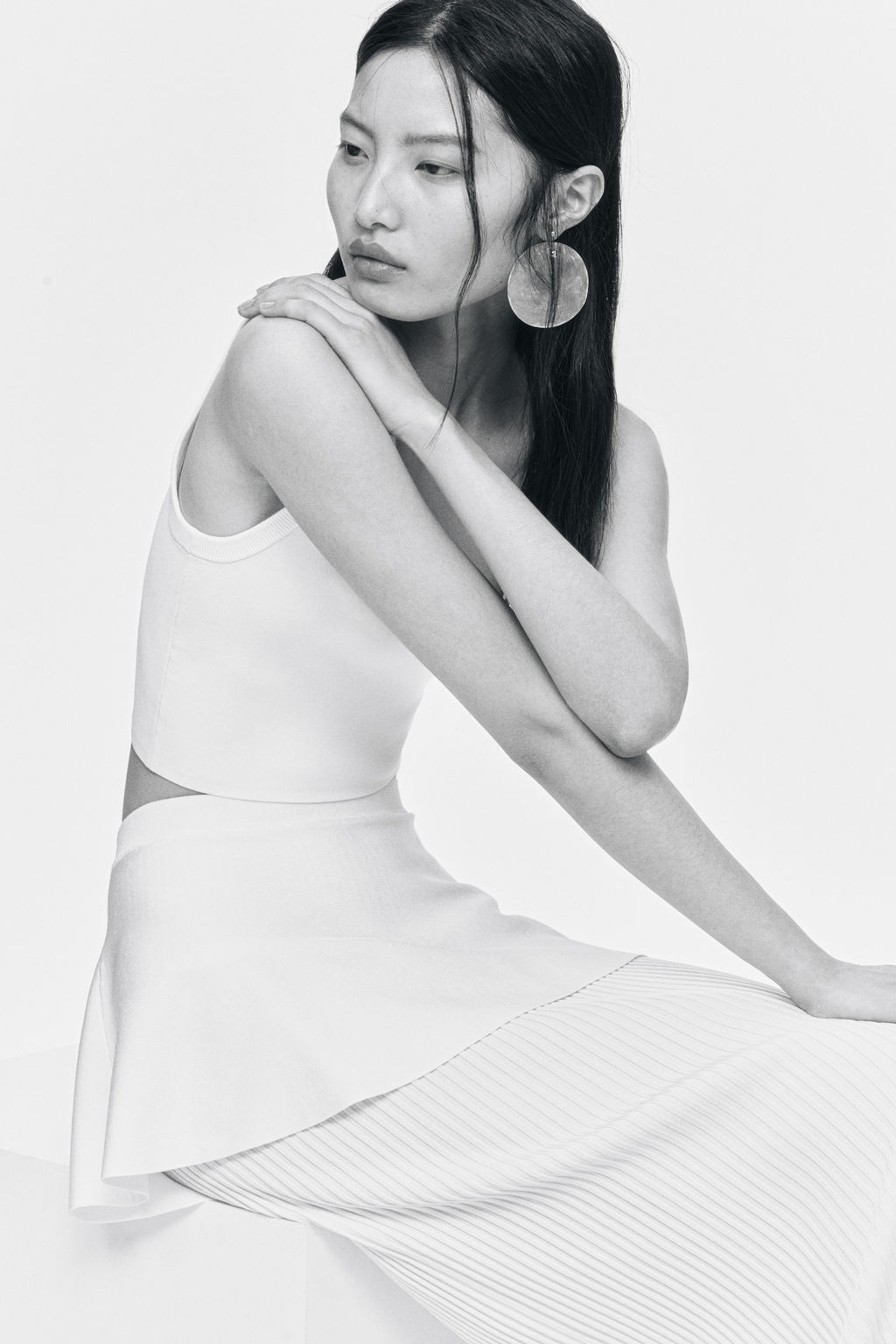 Falda de punto efecto layering - H&m фото 6