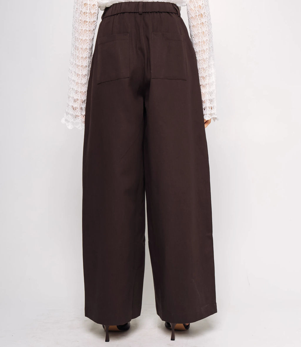 Брюки #КТ71020, шоколадный