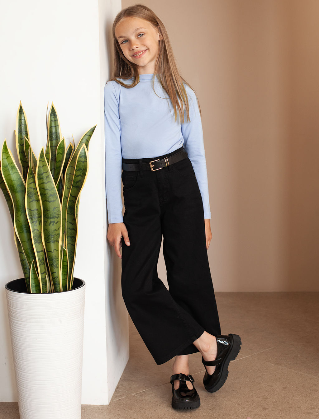 VILATTE / Джемпер из премиального хлопка с эластаном  фото 5