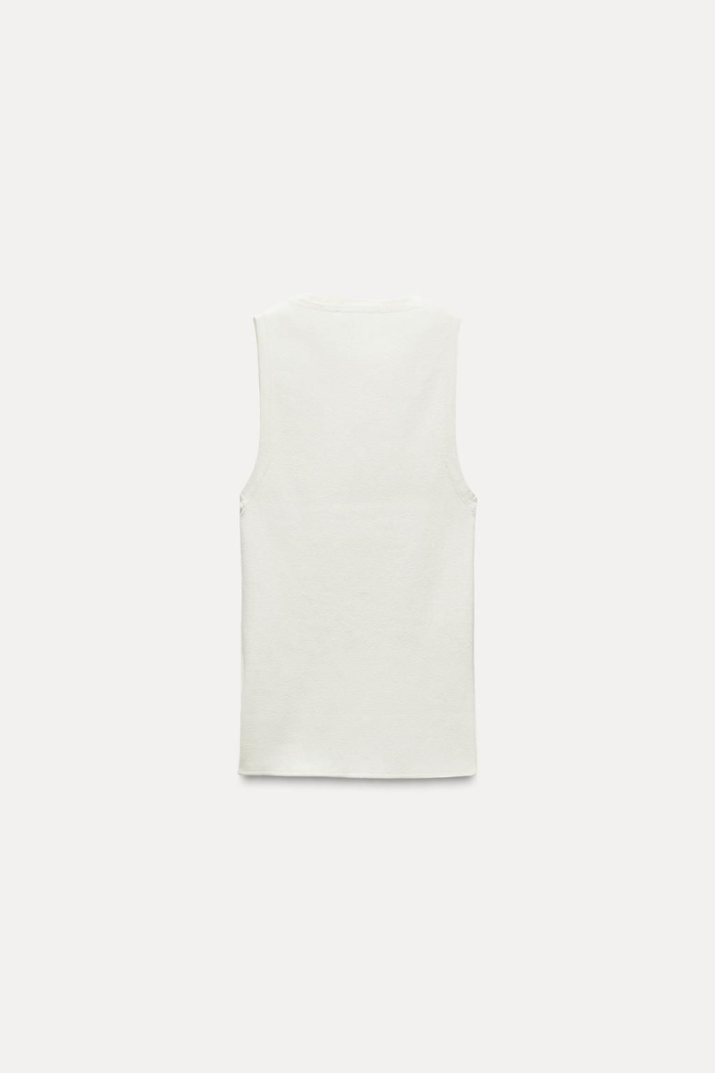 BASIC PLAIN KNIT TOP - Zara фото 6