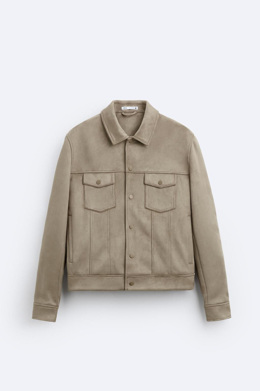 FAUX SUEDE JACKET - Zara фото 8