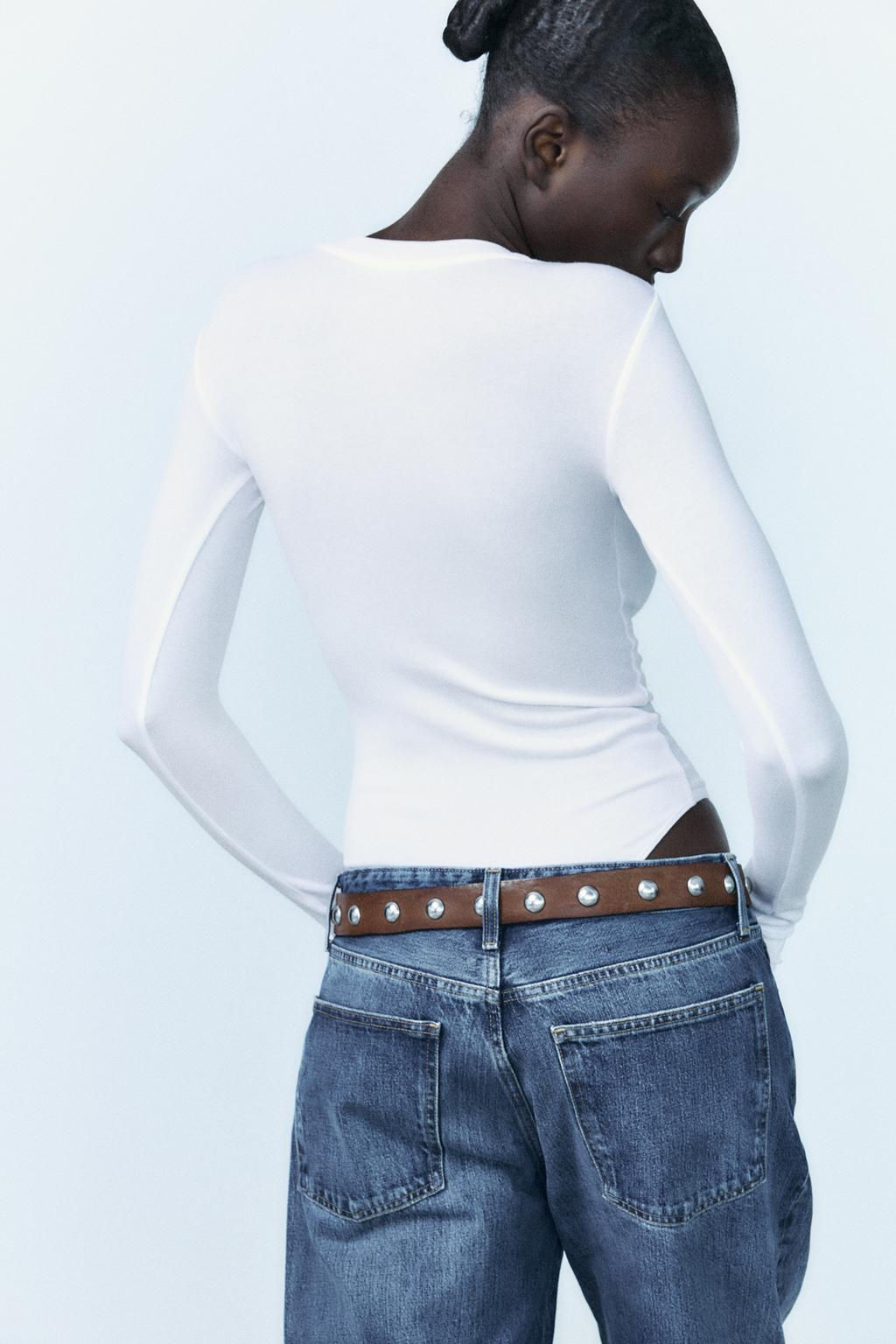 COTTON MODAL BODYSUIT - Zara фото 13
