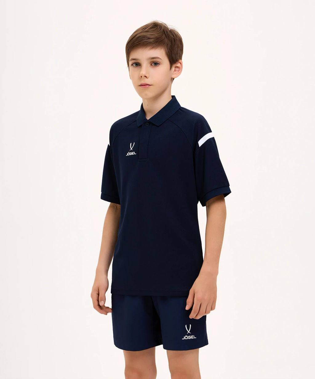Поло JOGEL CAMP 2 Poly Polo, темно-синий  фото 9