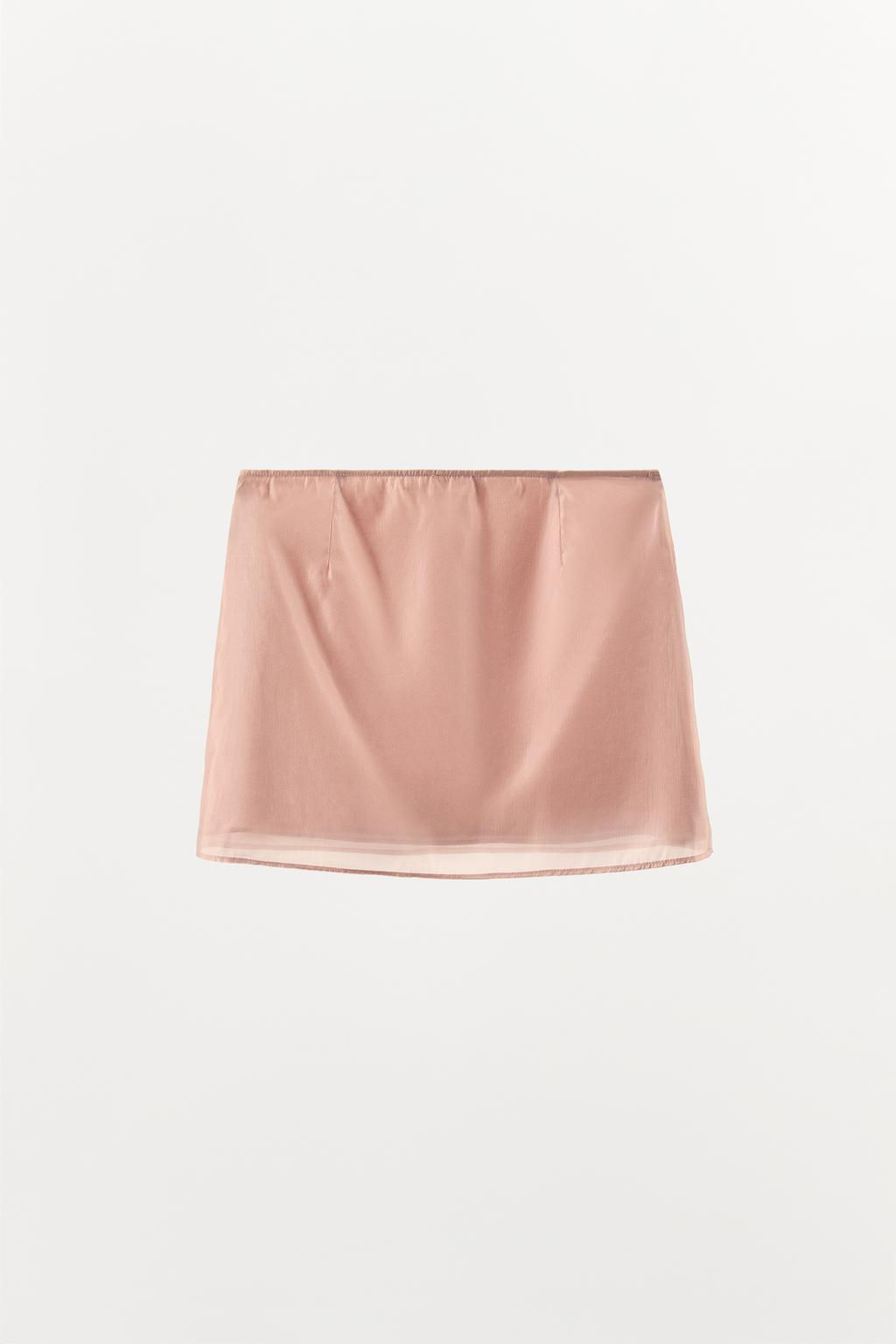 SHORT SKIRT WITH RHINESTONES - Zara фото 3