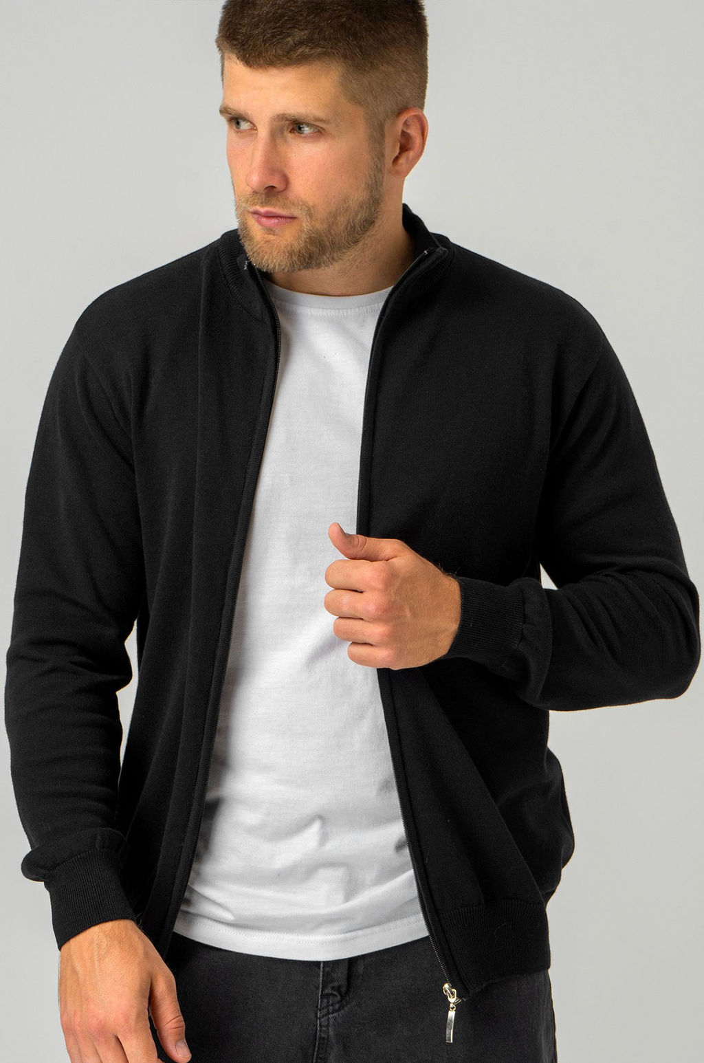 Мужской джемпер на молнии Happyfox - Happy fox фото 6