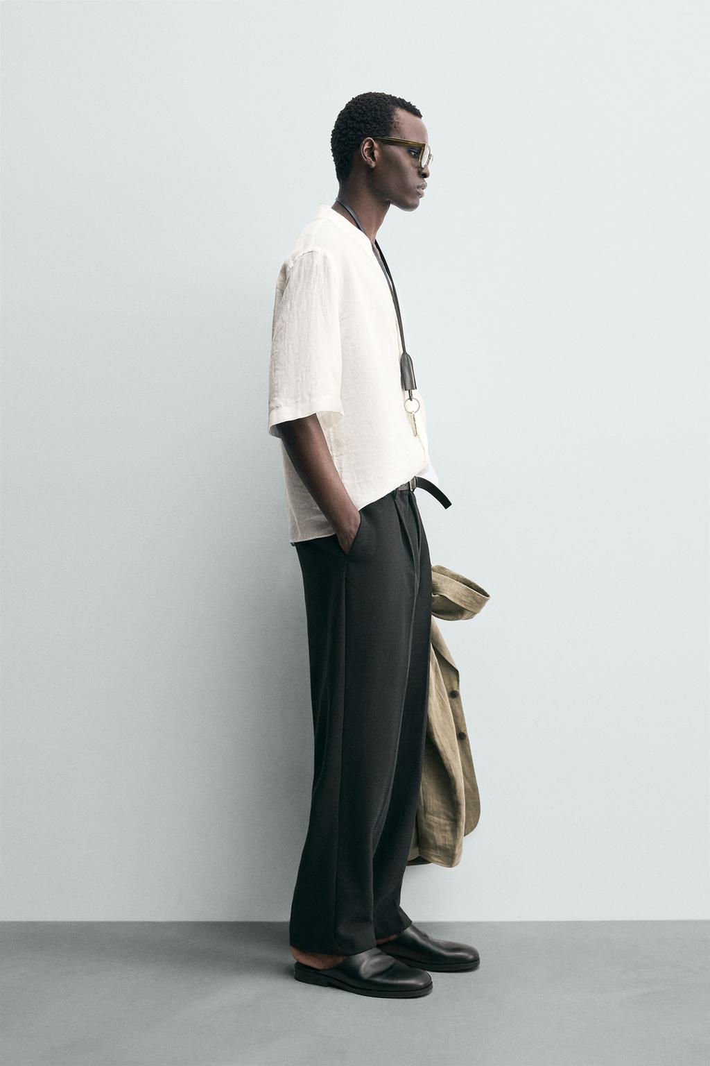 100% LINEN SHIRT - Zara фото 5