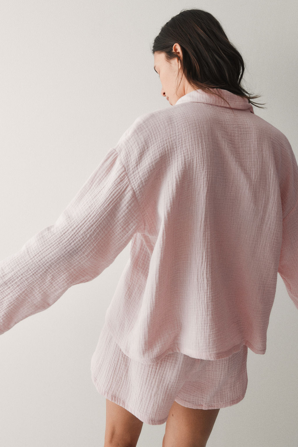 Camisa y pantal?n corto de pijama - H&m фото 14