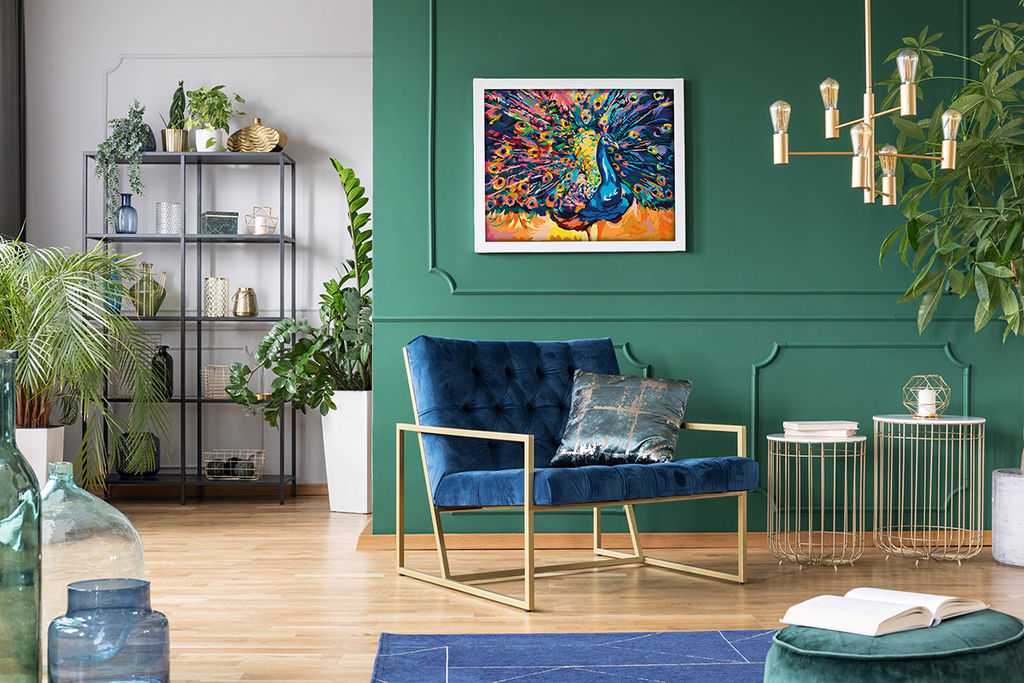 ФРЕЯ PNB/PLC-231 Набор для раскрашивания по номерам ( цветной холст ) 50 х 40 см Разноцветный павлин