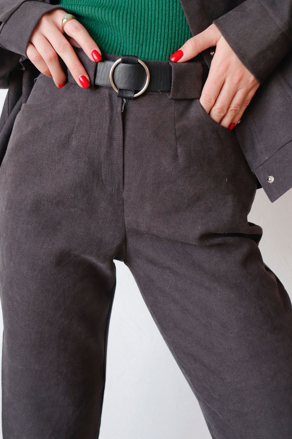 Martichelli Рубашка в стиле сафари антрацит фото 15