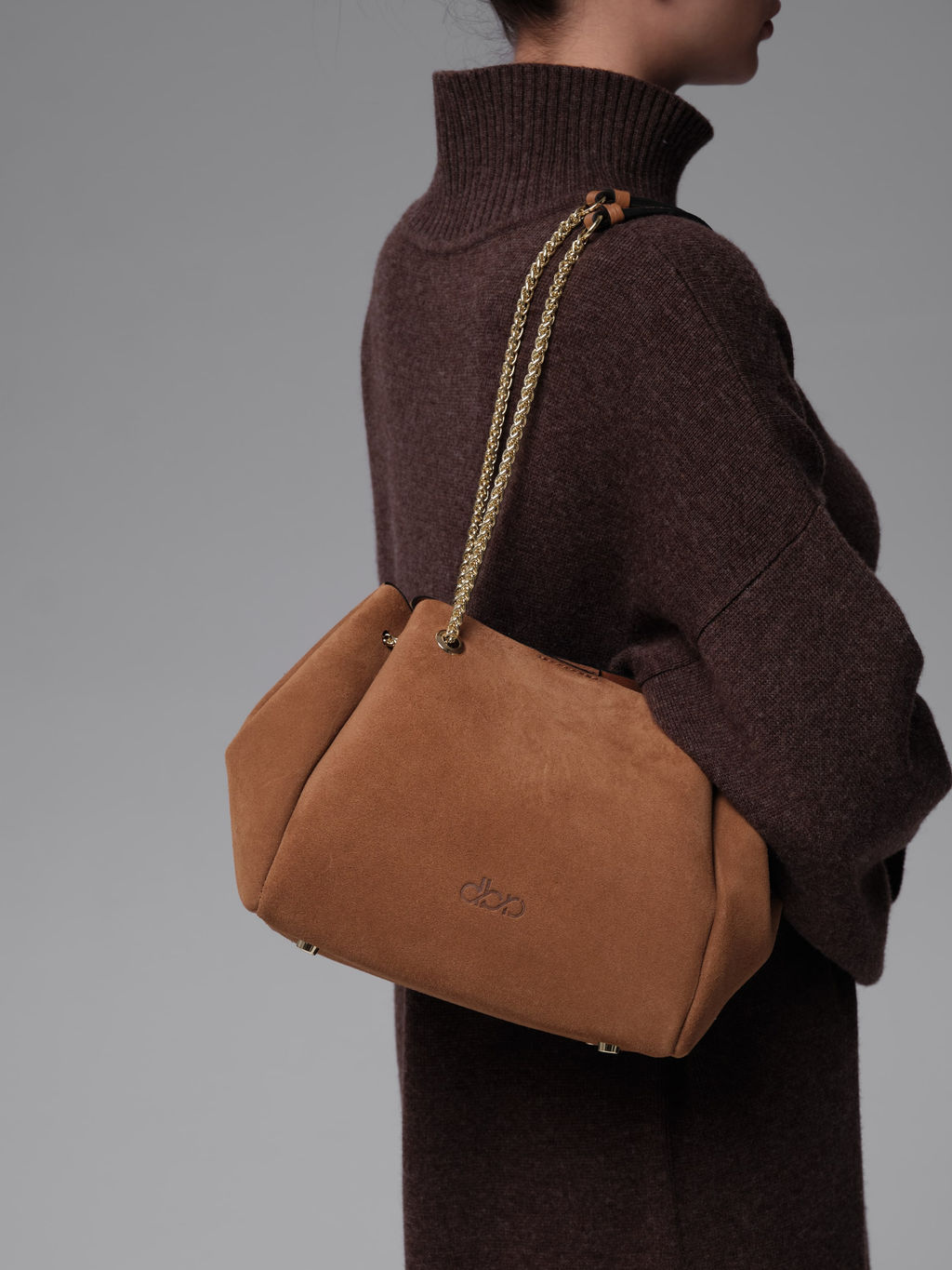 Замшевая сумка Bella DBR 31202 светло-коричневый  фото 2