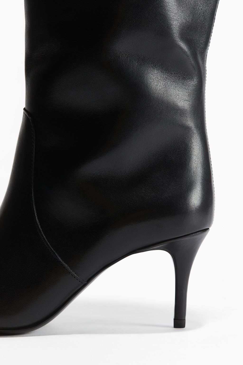 Botas de piel a la rodilla - H&m фото 9