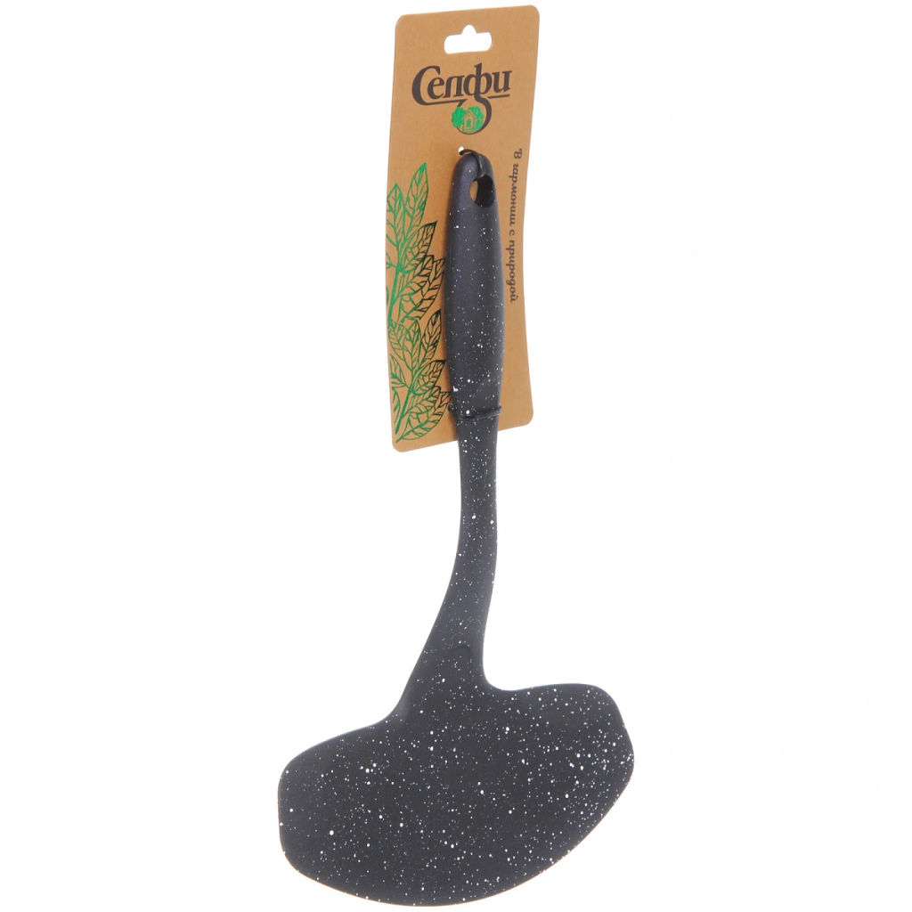 Цена за 2 шт. Лопатка кухонная пластиковая широкая "ПАОЛО" 32см