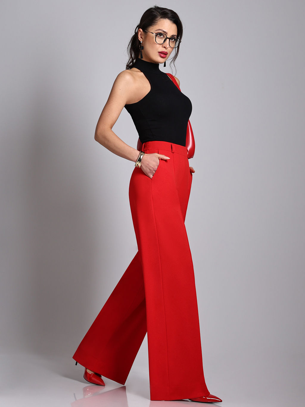 Брюки Широкие возможности, рэд