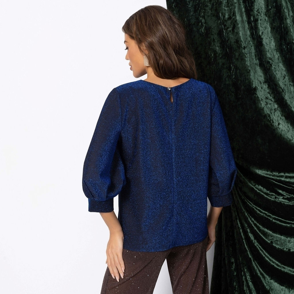 Блуза нарядная с блеском, Предвкушение встречи (сияние) / Новый год - Charutti фото 6