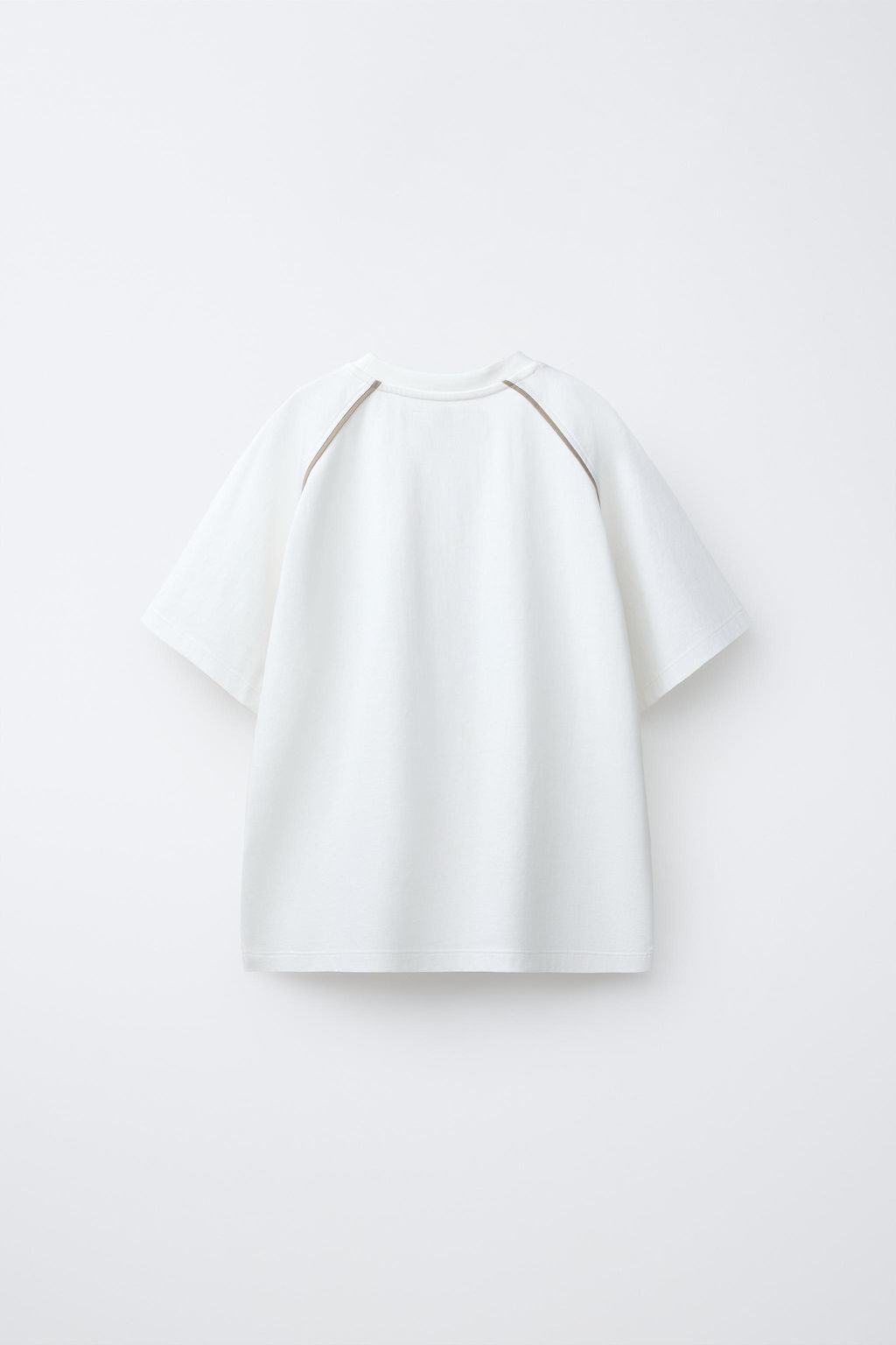 CAMISETA JOGGING MANGA RANGL?N / Blanco - Zara фото 4