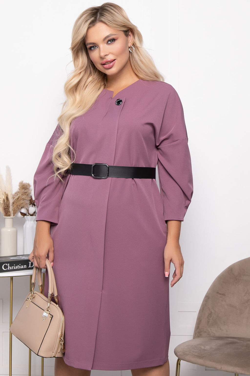 Платье Агнета П7329 (пудра) - Lt collection фото 11