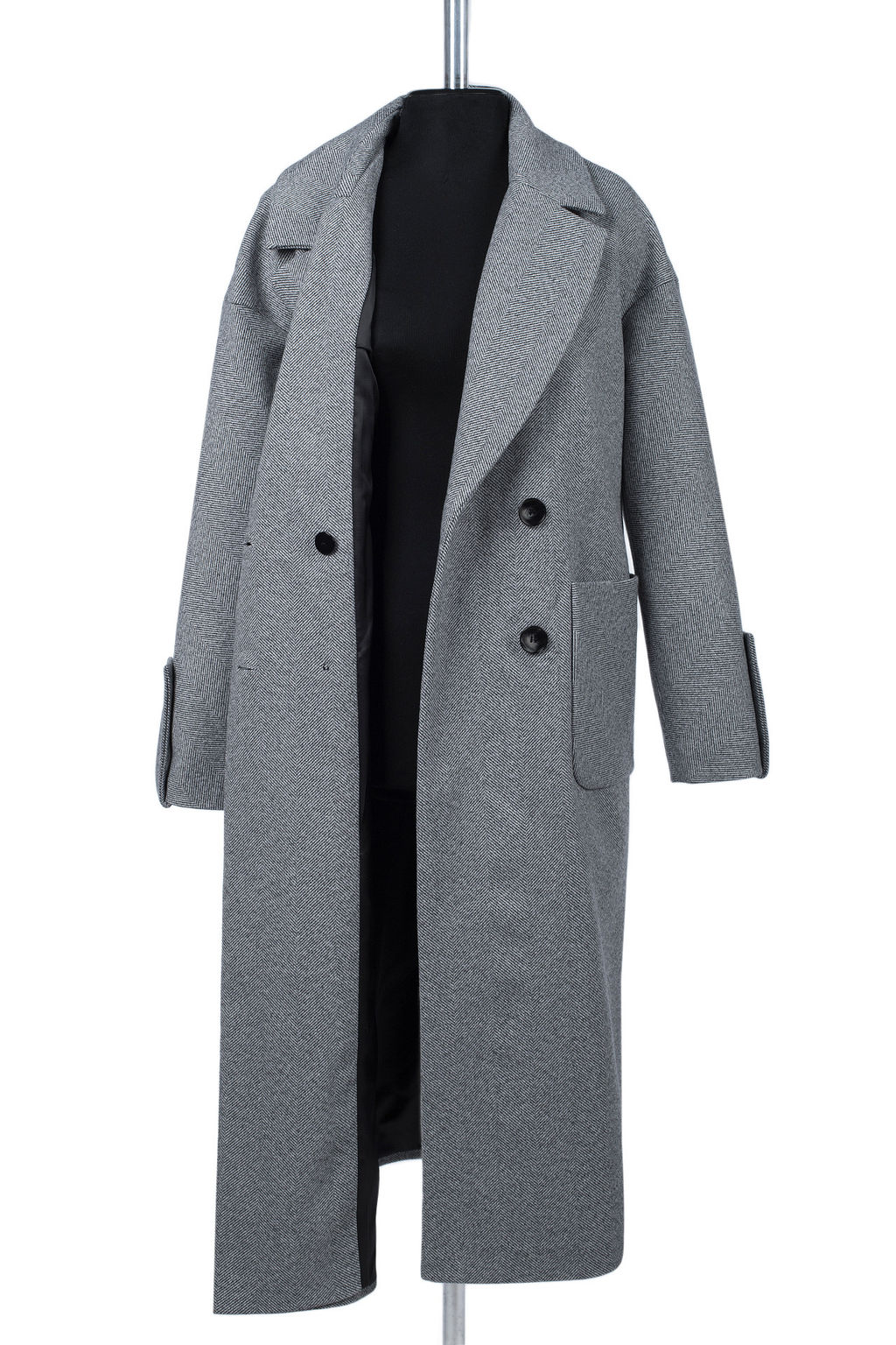 01-12273 Пальто женское демисезонное (пояс)