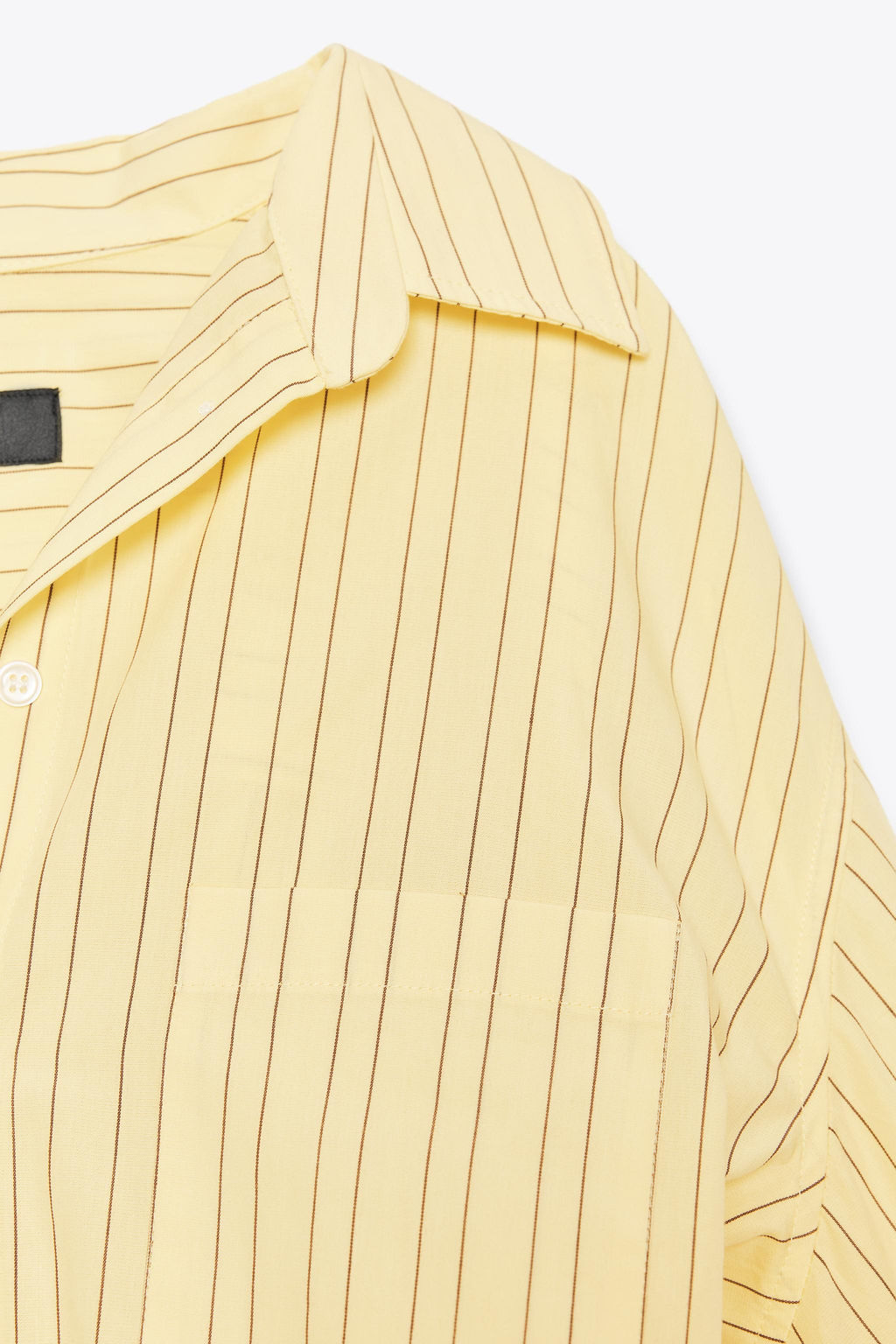 OVERSIZE STRIPED POPLIN SHIRT - Zara фото 6