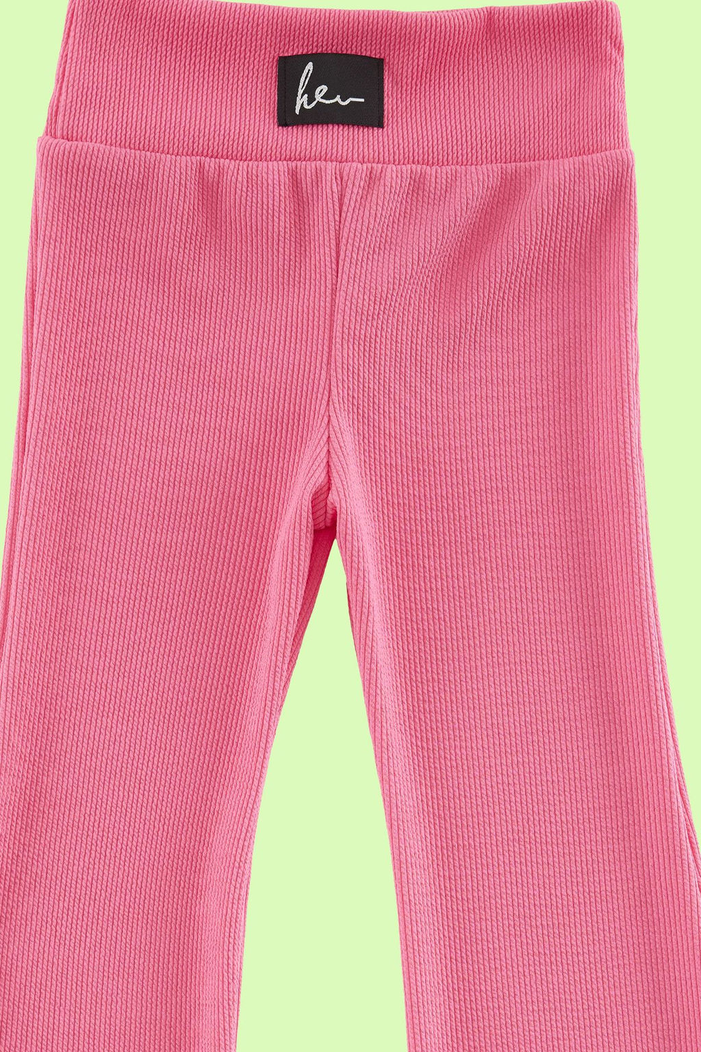 Lacivert K?z Cocuk Genis Paca/Flare Basic Orme Tayt TKDSS24TA00007 - Trendyolmilla фото 8