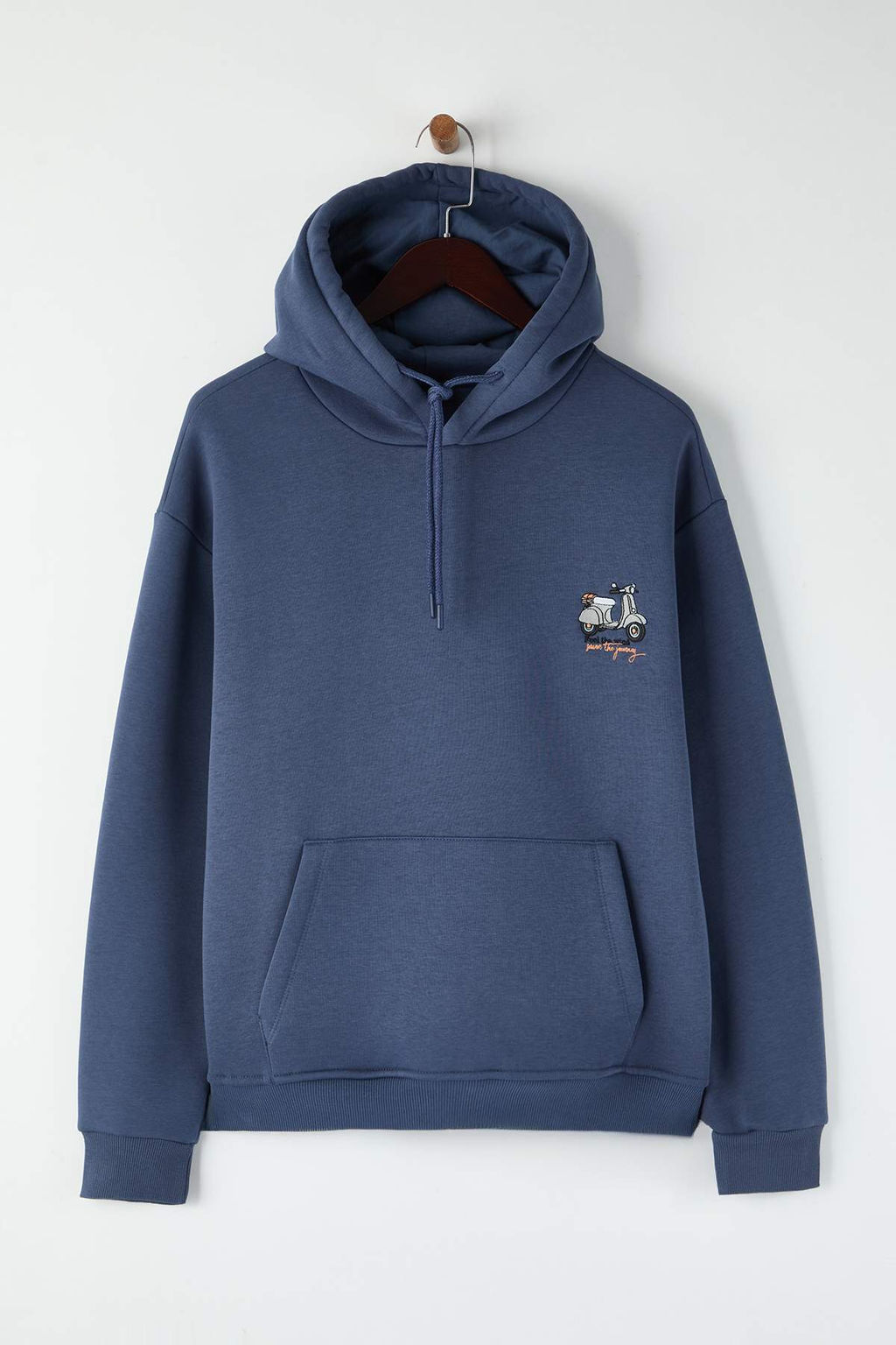 TRENDYOL MAN Haki Oversize/Genis Kesim Nak?sl? Ici Polarl? Kapusonlu Sweatshirt TMNAW25SW00016 - Trendyolmilla фото 35