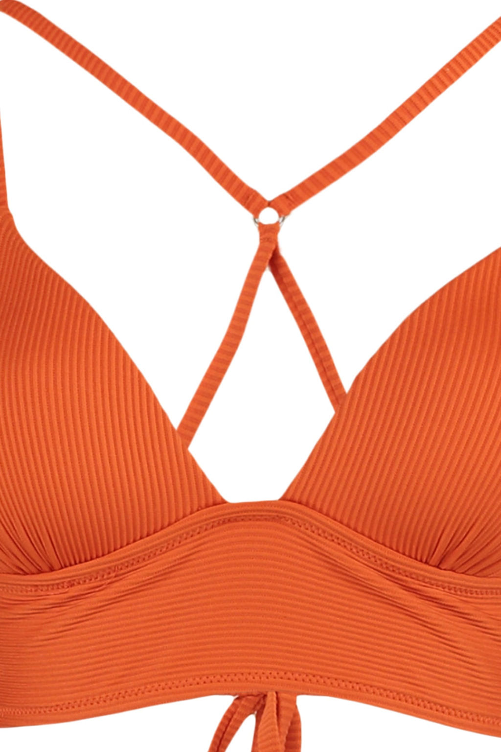 TRENDYOLMILLA Turuncu Ucgen Push Up Dokulu Bikini Ustu TBESS21BU0010  фото 39