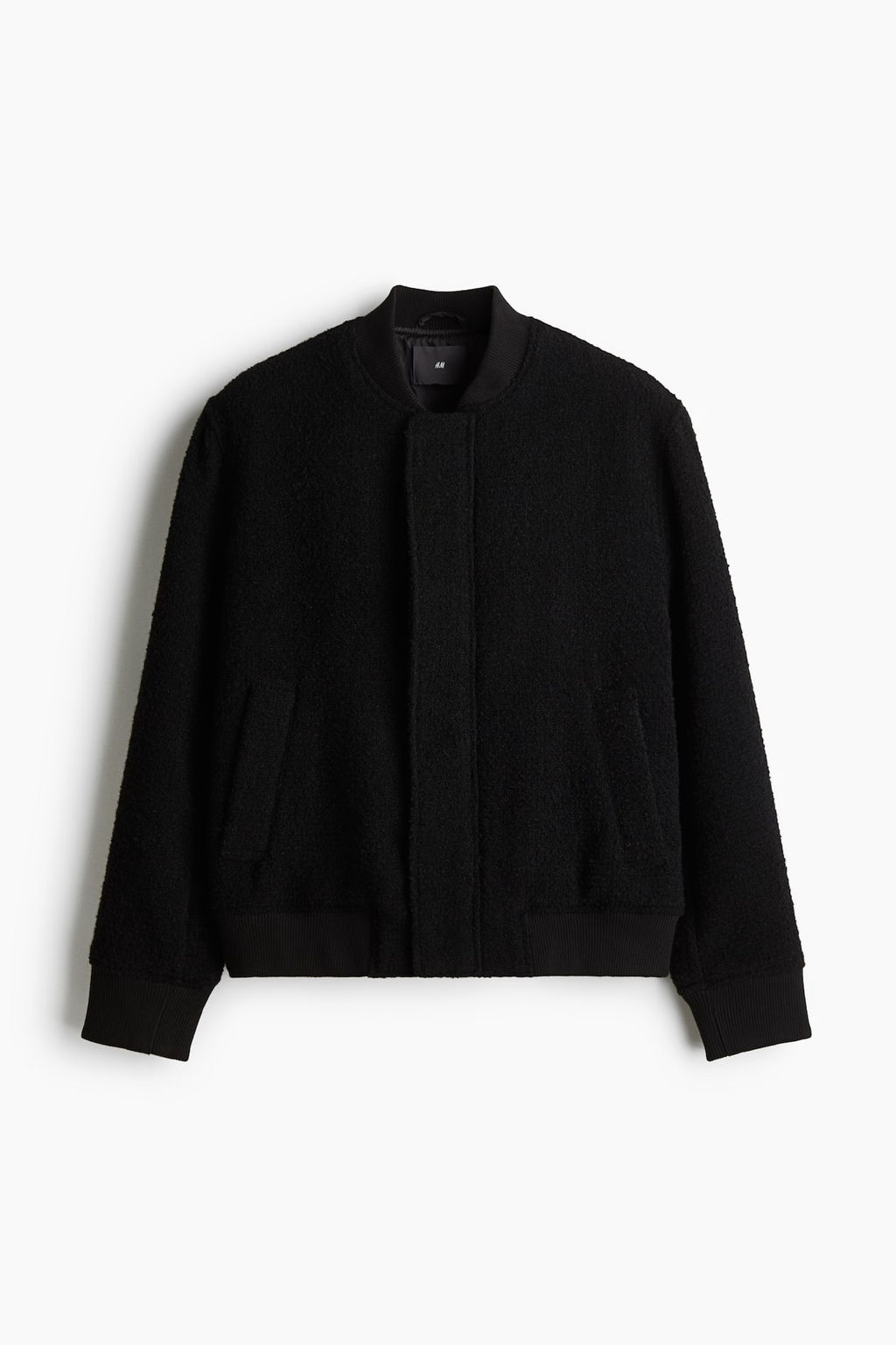 Cazadora bomber en mezcla de lana Regular Fit - H&m фото 6