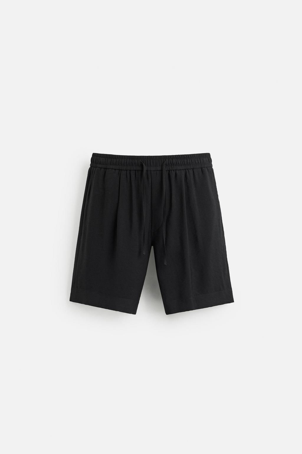 RELAXED FIT FLOWING BERMUDA SHORTS - Zara фото 6