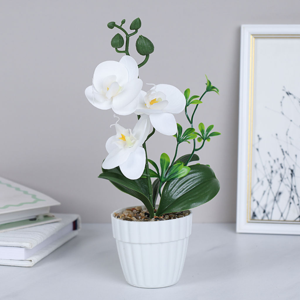 Цветочная композиция Орхидея 24 см / FH467A /уп 24/144/без индивидуальной упаковки - Галеонтрейд фото 22