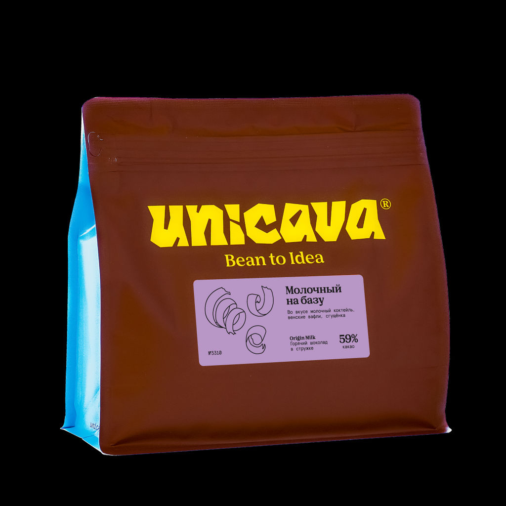 Молочный на базу, горячий шоколад 59 %