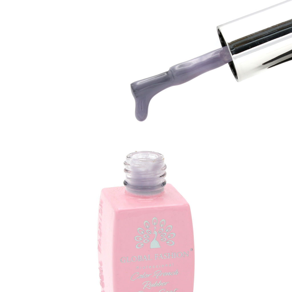 Цветная френч база для гель лака Global Fashion, Color French Base Coat 8 мл, 14  фото 10