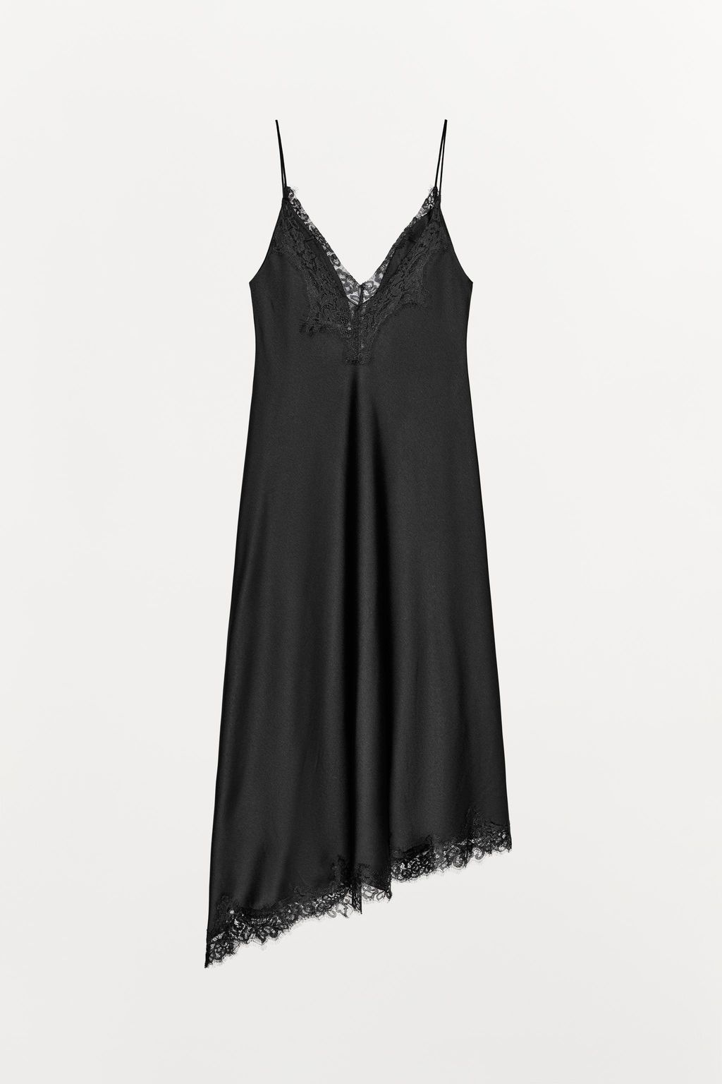 ZW COLLECTION SATIN LACE DRESS - Zara фото 5