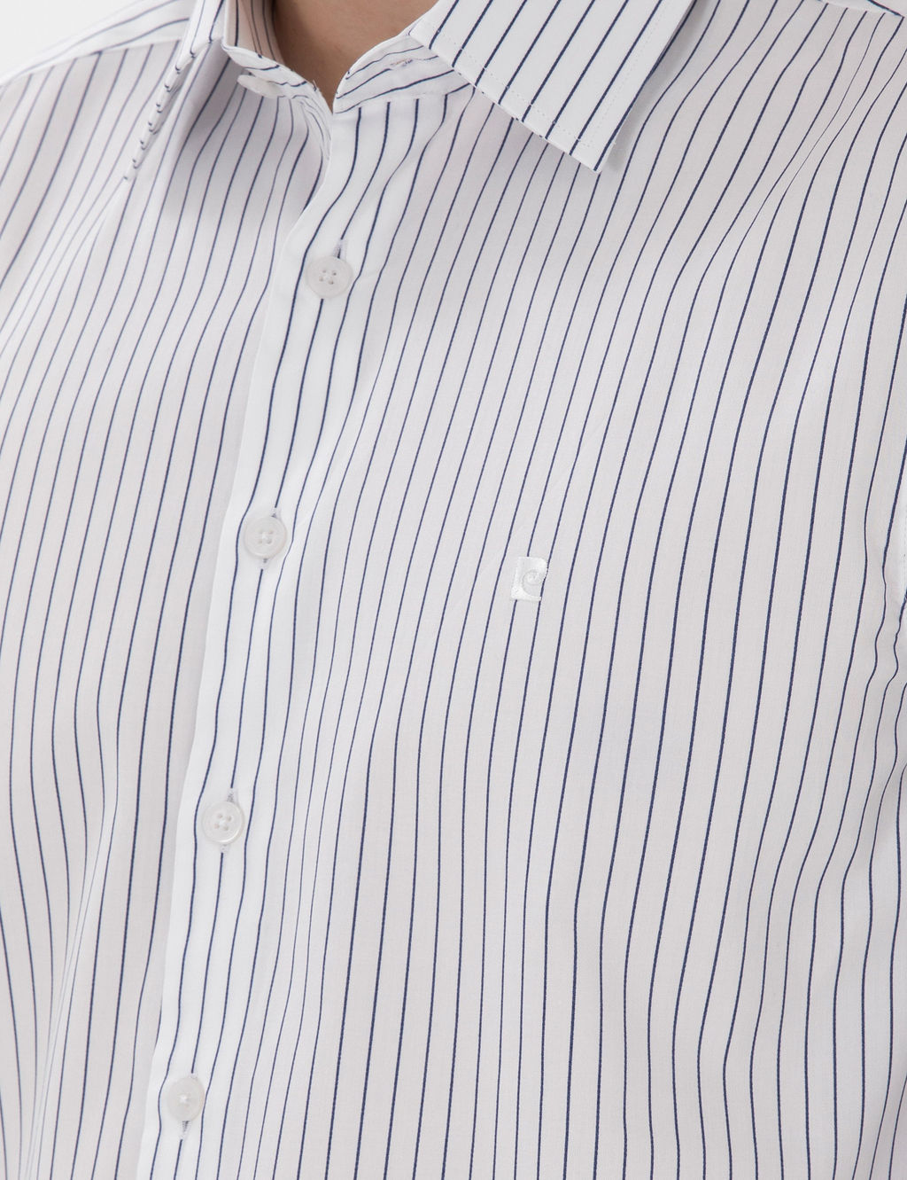 Lacivert Slim Fit _izgili Uzun Kollu G_mlek - Pierre cardin фото 7