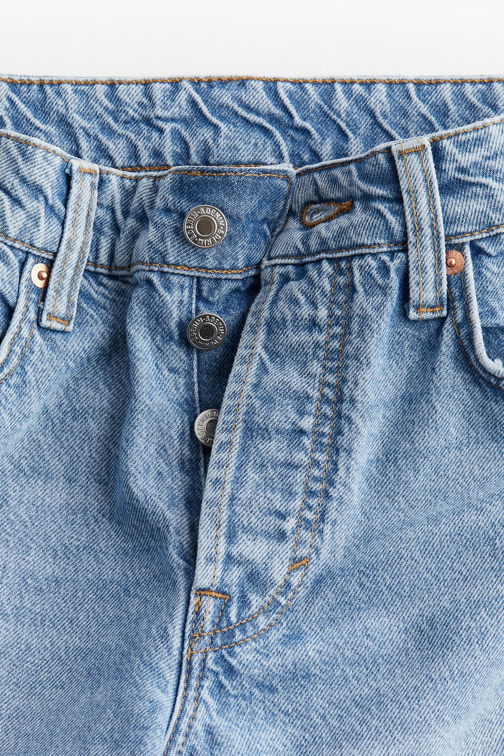 Baggy Wide Low Ankle Jeans - H&m фото 8