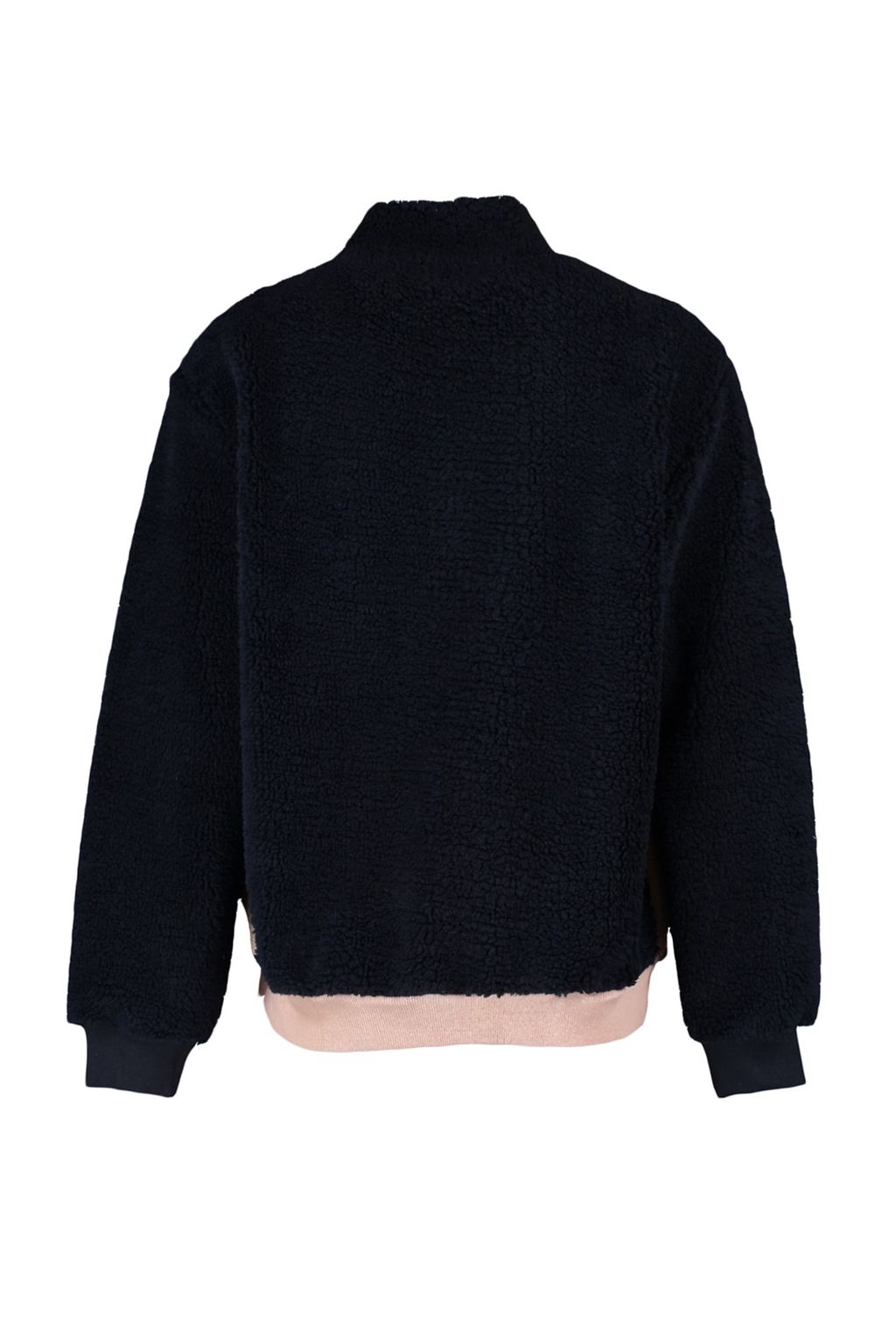 TRENDYOL MAN Siyah Regular/Normal Kesim Fermuarl? Dik Yaka S?cak Tutan Pelus Bloklu Sweatshirt TMNAW23SW00179 - Trendyolmilla фото 8
