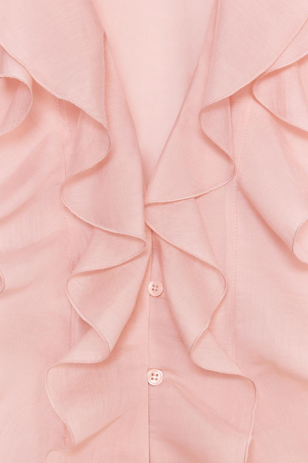 ZW COLLECTION RUFFLED SHIRT - Zara фото 21