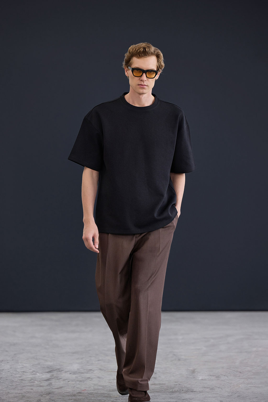Trendyol Studio Ekru Oversize T-Shirt TMNAW26TS00003 - Trendyolmilla фото 5