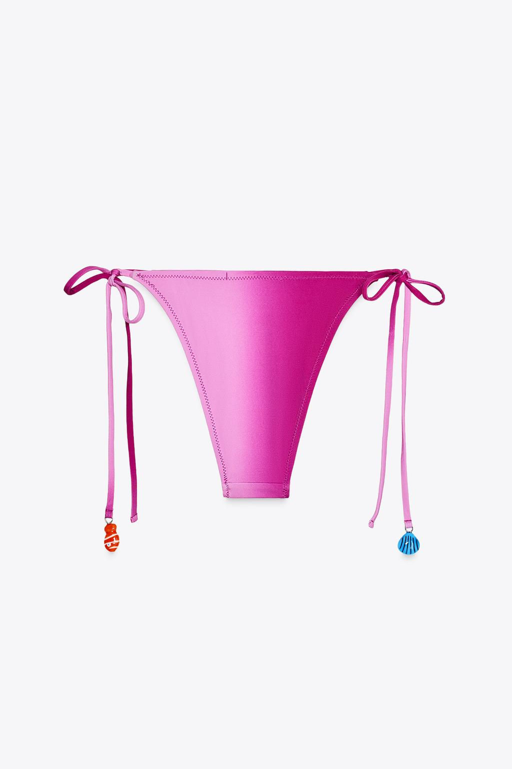 FISH TIE BIKINI BOTTOMS - Zara фото 4