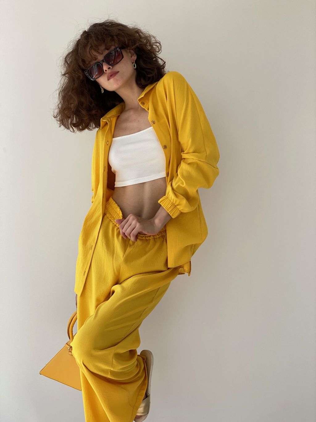 9406 Костюм летний в цвете шафран - Martichelli фото 5