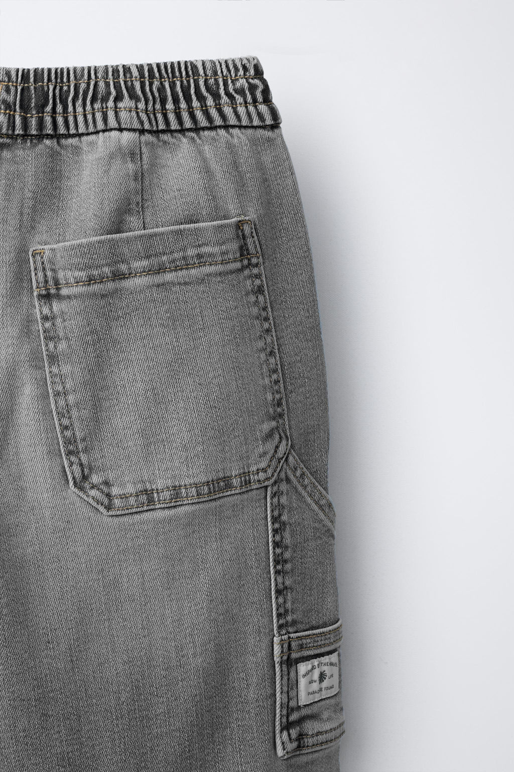 JEANS COMFORT JOGGER / Gris - Zara фото 4