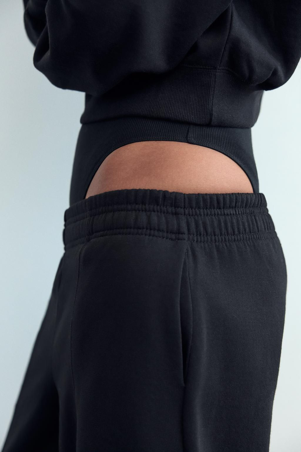 STRAIGHT-LEG PLUSH TROUSERS - Zara фото 7