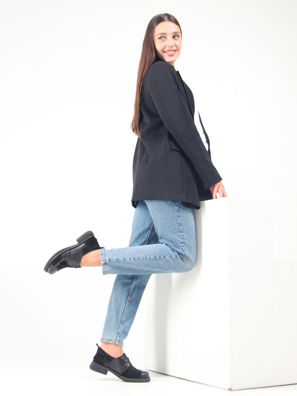 Полуботинки туфли 205.патрицияbl. черный черная замша