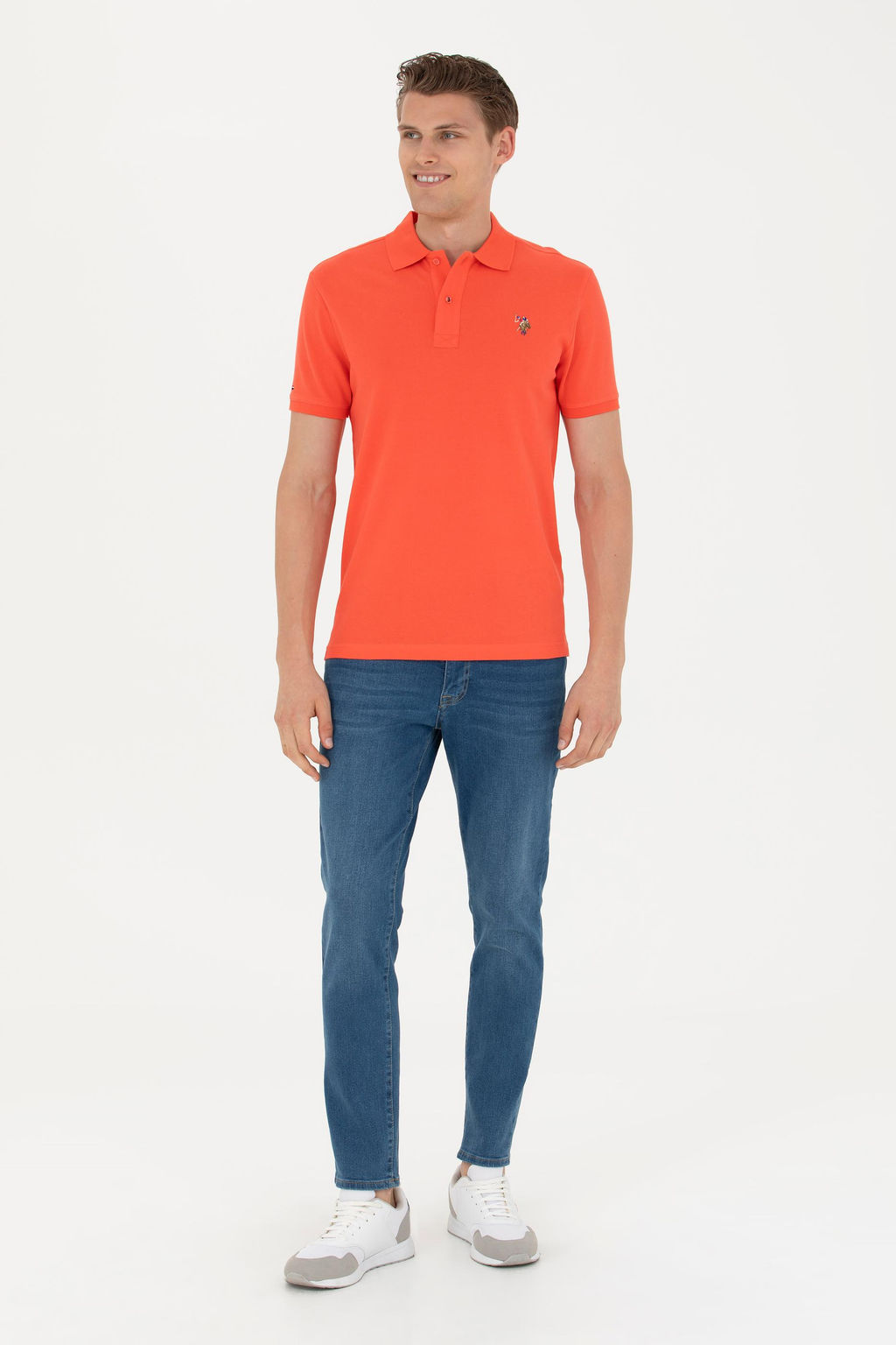 U. S. Polo Assn / Мужская базовая футболка с цветком граната - U.s. polo assn фото 11