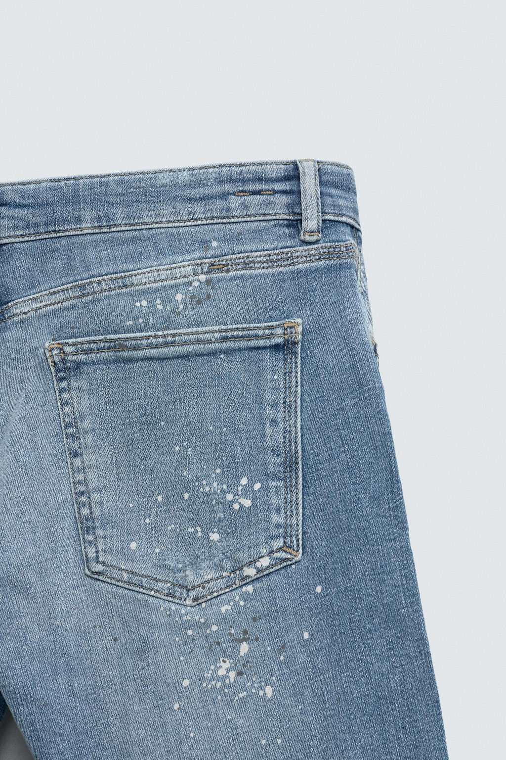 JEANS SKINNY FIT ROTOS / Azul claro - Zara фото 10