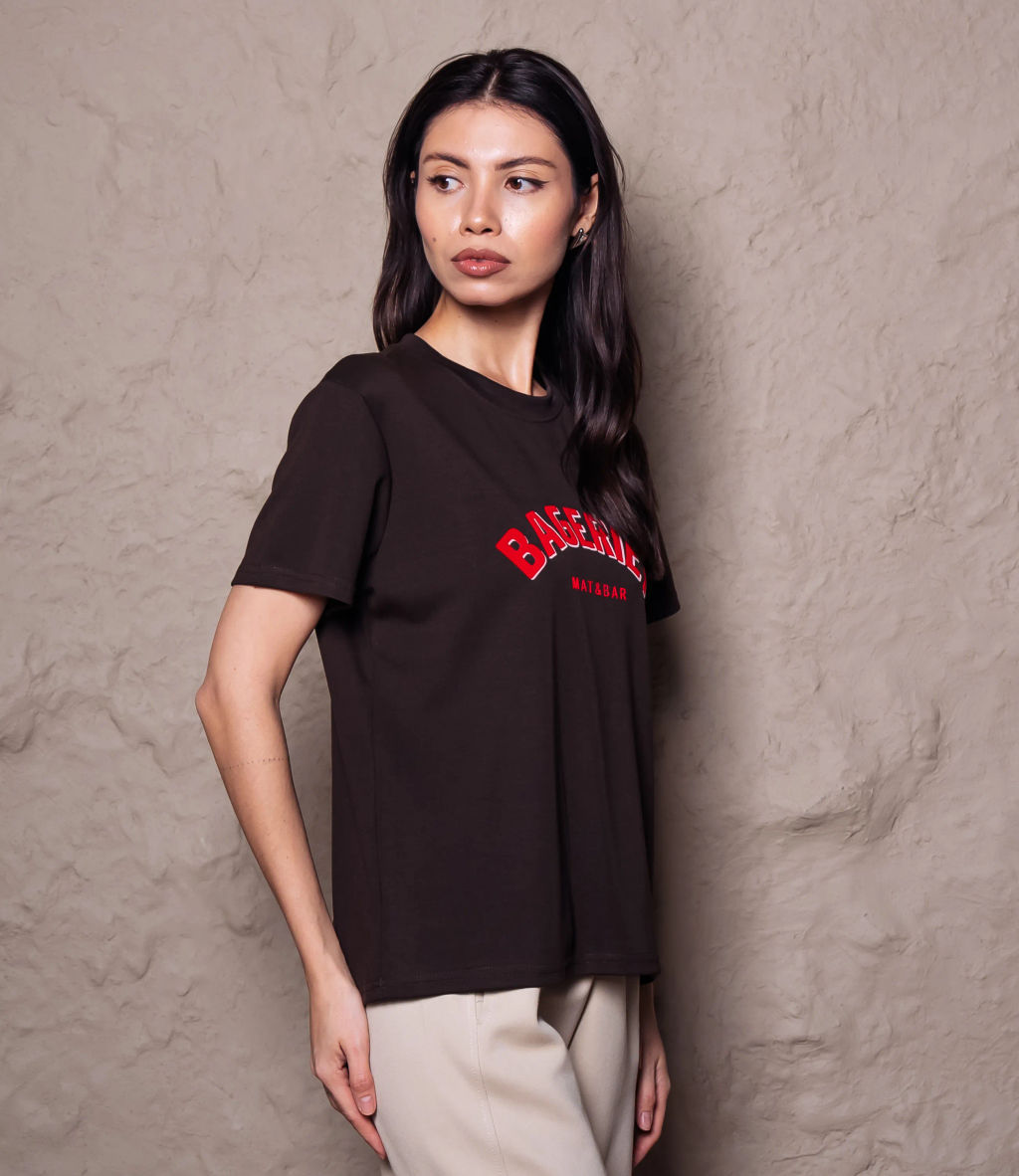 Футболка #КТ6025 (4), шоколадный - Dommod фото 2