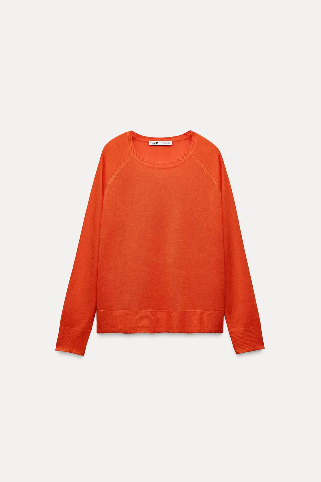 PLAIN FINE KNIT SWEATER - Zara фото 18