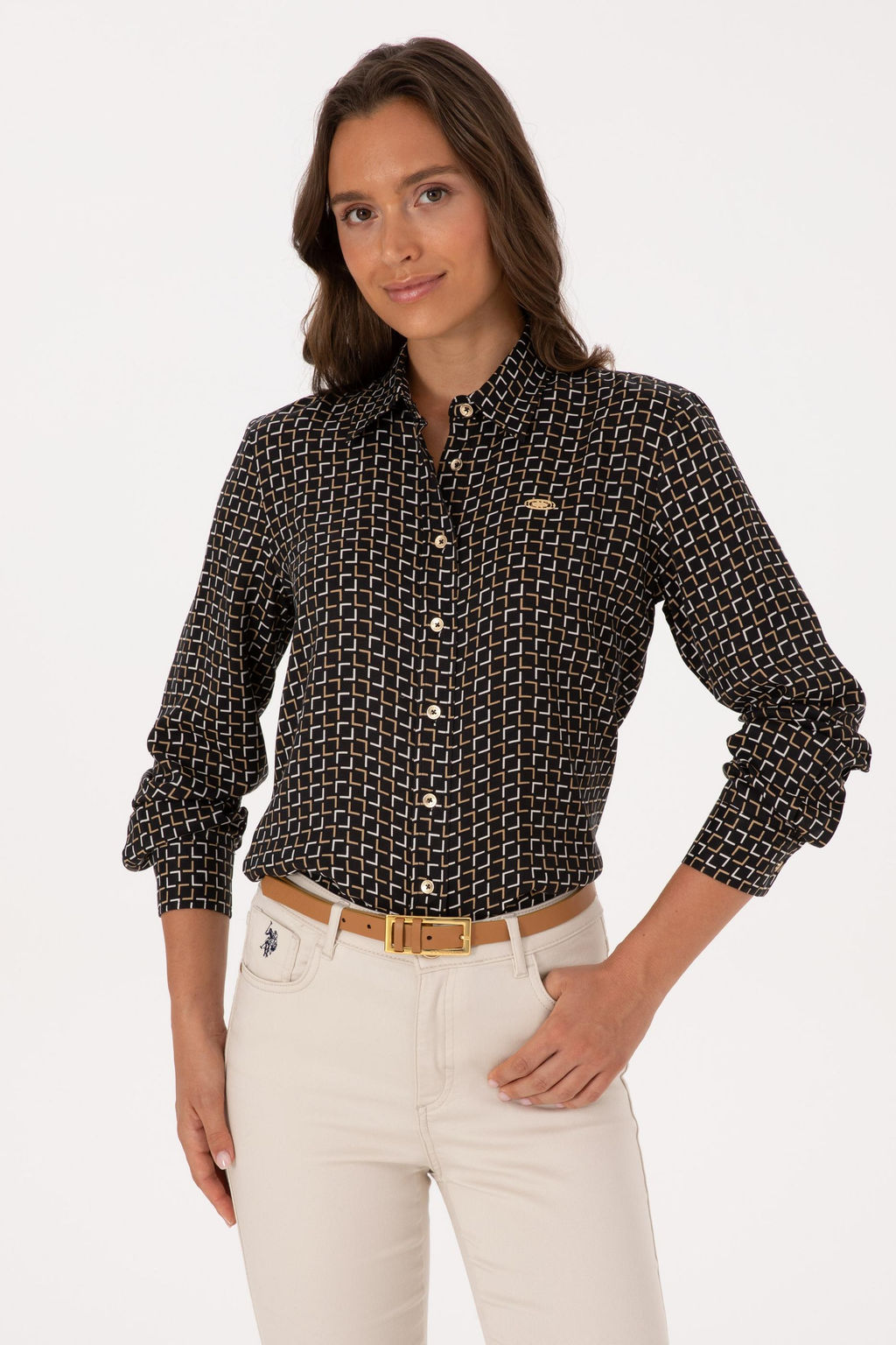 Kad_n Siyah Uzun Kollu G_mlek Sepette S_rpriz _ndirim - U.s. polo assn фото 3