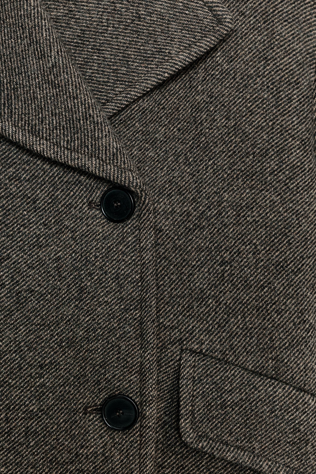 ZW COLLECTION WOOL BLEND DOUBLE-BREASTED COAT - Zara фото 4