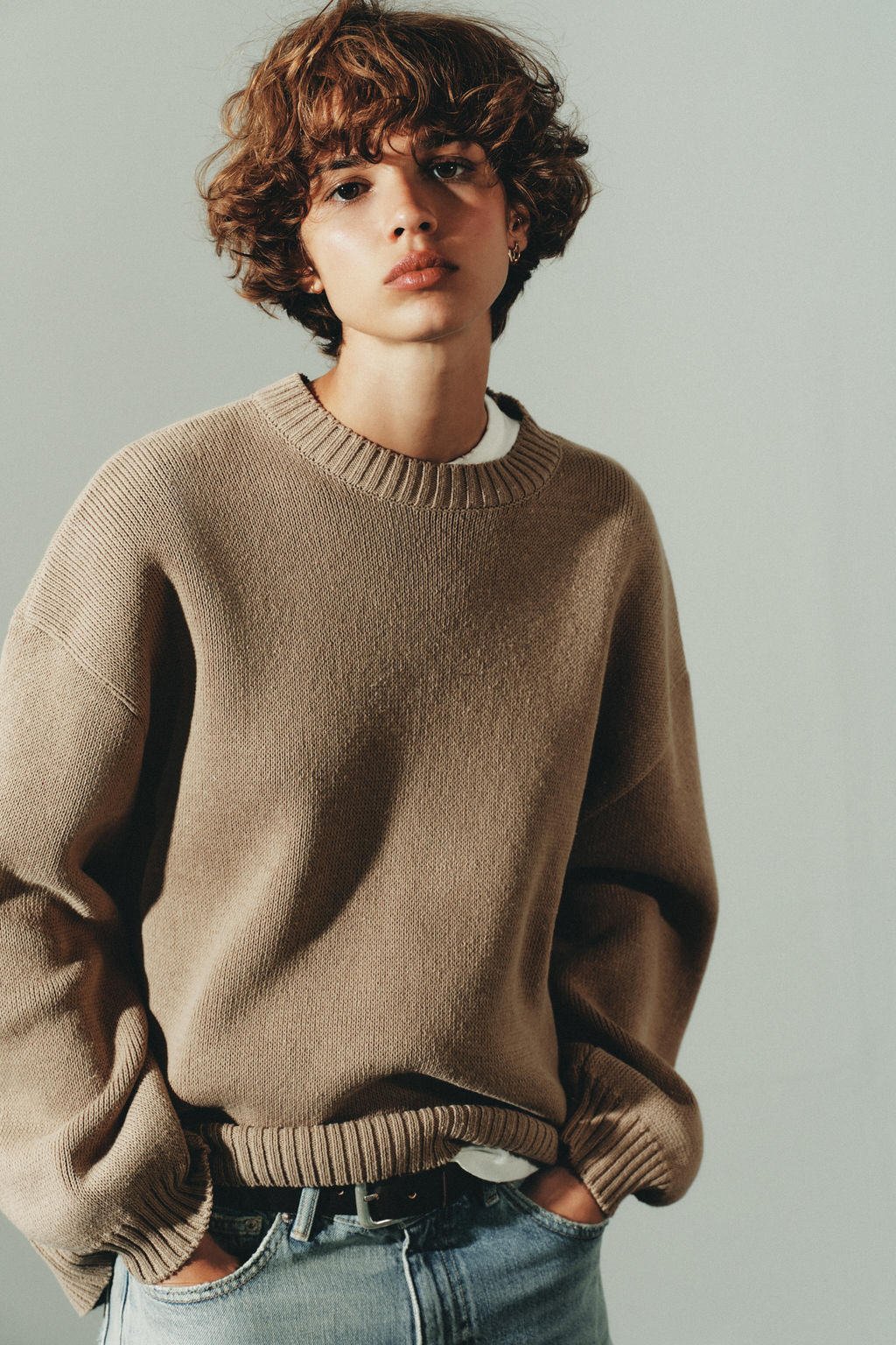 OVERSIZED KNIT SWEATER - Zara фото 4